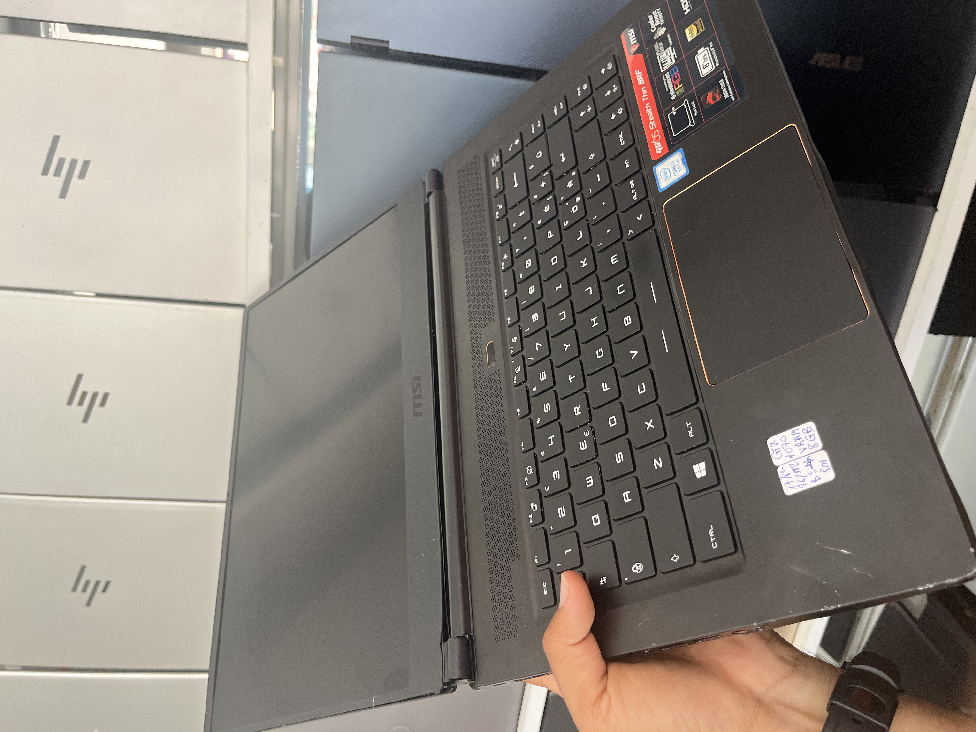 MSI GS65 Stealth Thin 8RF - I7-8750H - 16GB - 512 - 15" - GeForce GTX 1070 with Max-Q Design / 144Hz / 85%